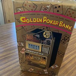 Vintage Poker Bank Game