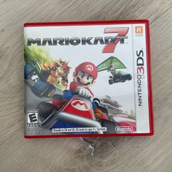 Mario kart 7 Nintendo game 3DS