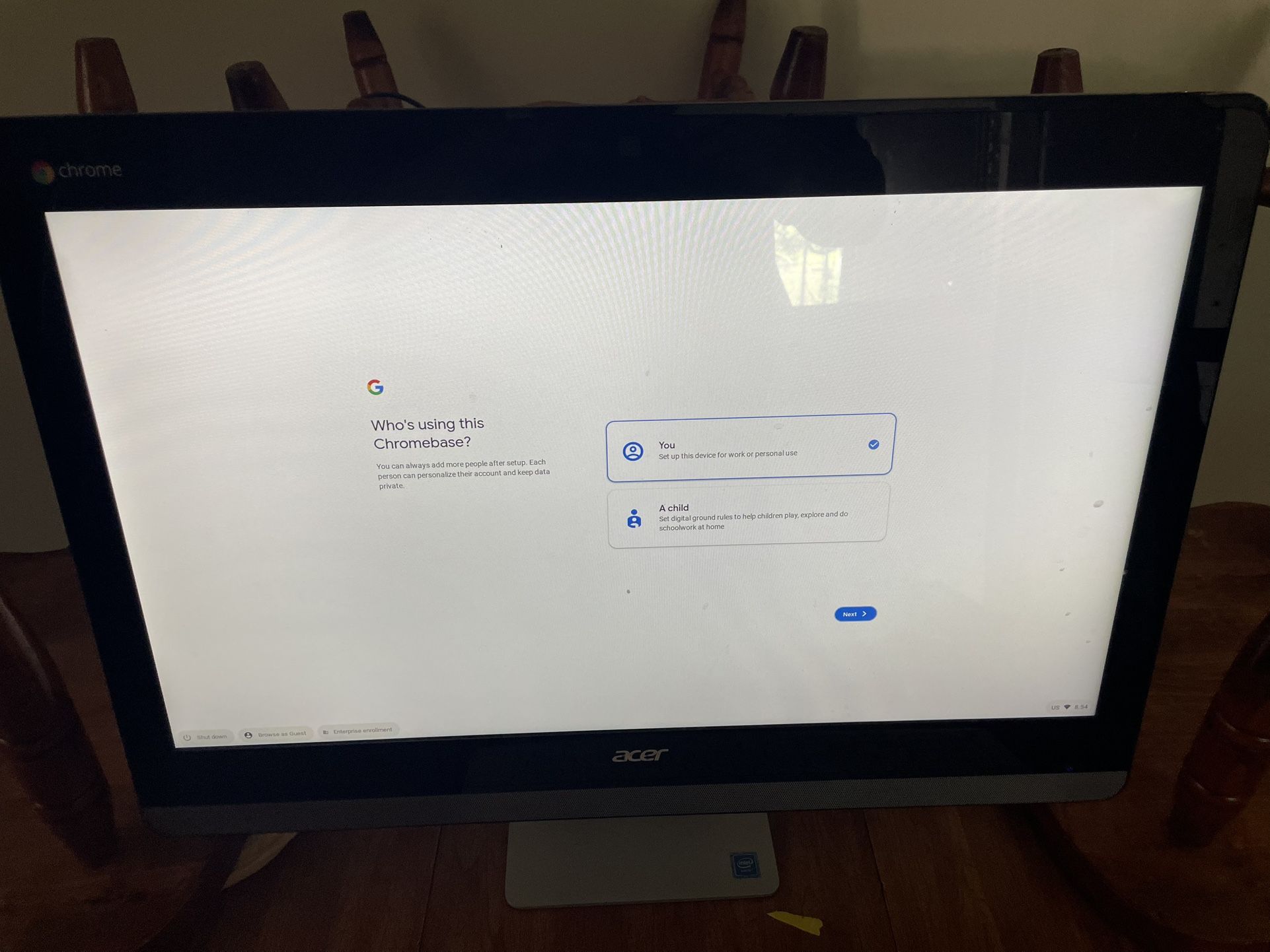 Acer All In One Desktop Touch Screen