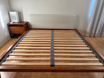 Thuma King Sized Bedframe + Pillow Headboard