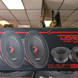 DS18 PRO-X6.4BMPK 6.5" Midrange Speakers and Tweeters Package