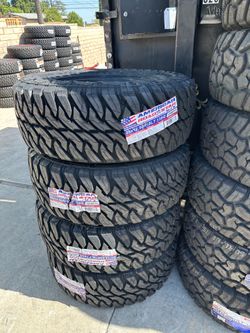 35x12.50r18 American MT tires nuevas con 50,000 millas de garantia las 4