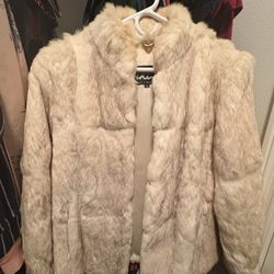 Niki Rabbit Fur Bomber