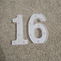 Light Up "16" 