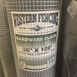 Gopher Wire 36”x100’ ( Hardware Cloth) $150