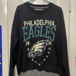 philadelphia eagles sweatshirt size large 