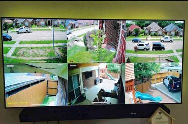 6 SECURITY CAMERAS CAMARAS DE SEGURIDAD💯Installed💯COLOR NITE VISION💯