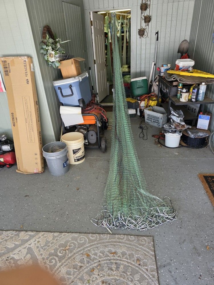 14ft Heand Made Mullet Net