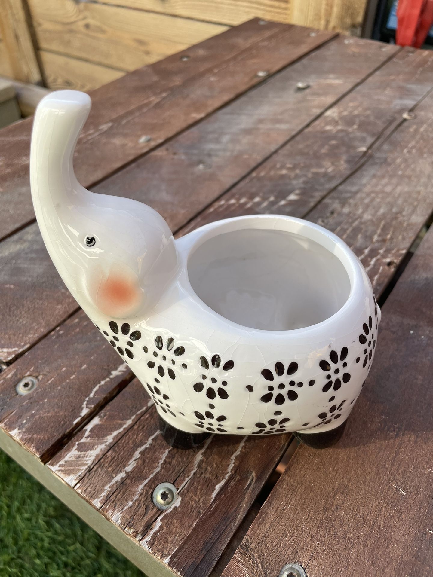 Small Elephant Flower Pot