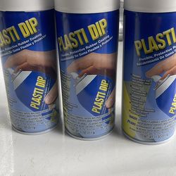 3 cans of new white plasti dip