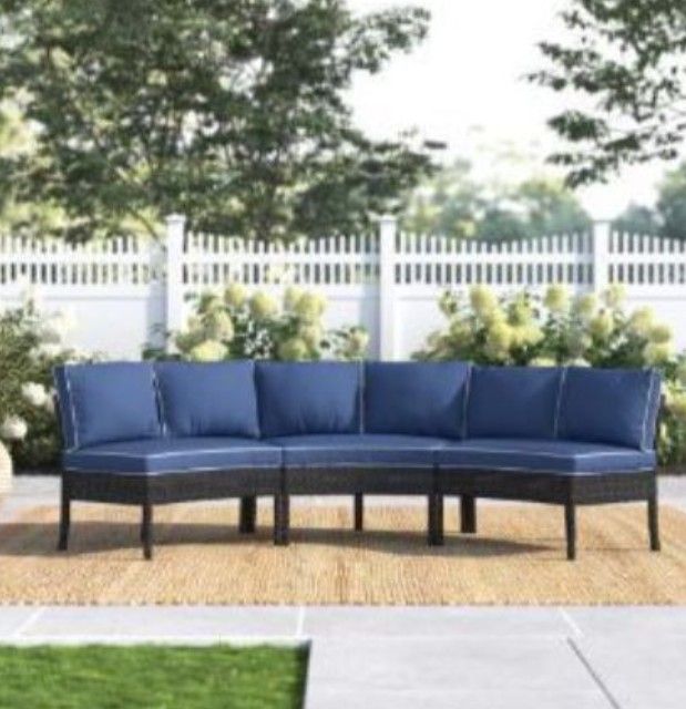 Beautiful Curved Patio Furniture Set Round Patio Furniture Set Brand New Patio Outdoor Sofa Set Brand New In The Box 🆕🚎🚛🛩️🆕