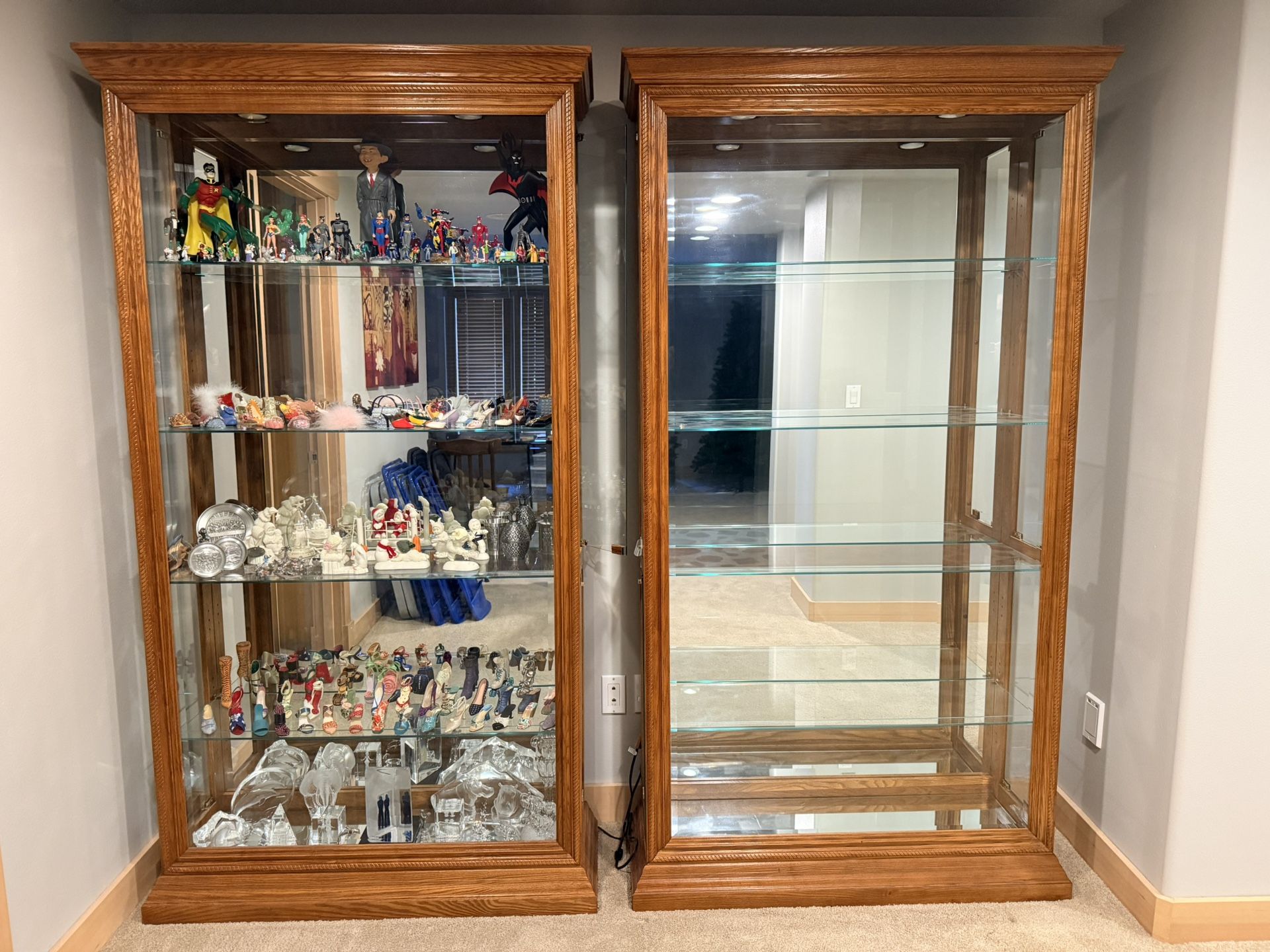 Curio Display Cabinets (zero Nicks or Dings!)