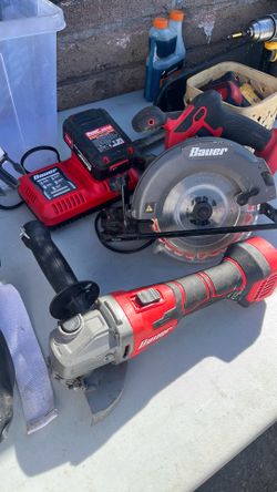 Bauer skill saw & Grinder