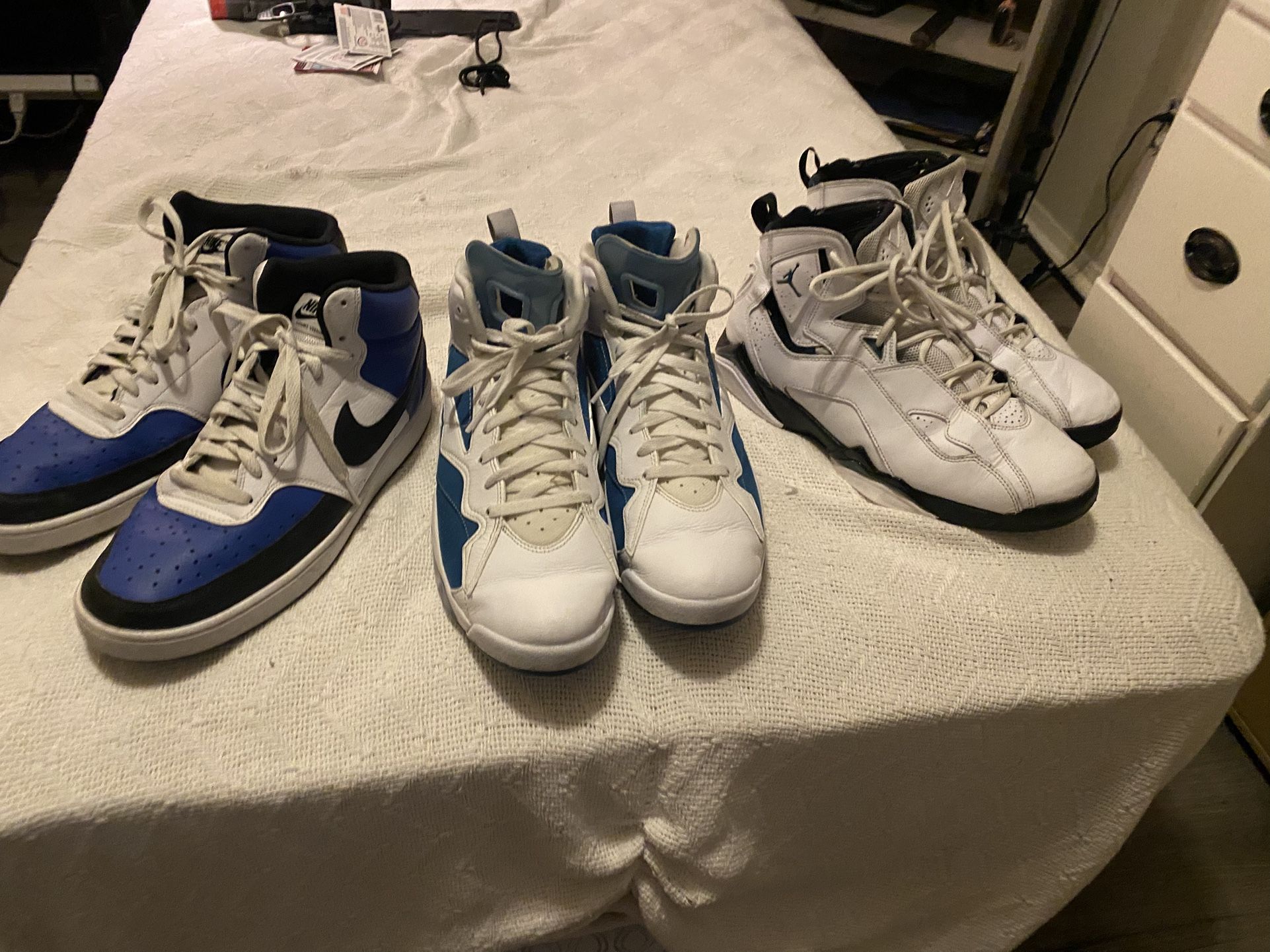 All 11.5   2 Pairs Of Jordan’s 40 Each Buy Them Together I’ll Do 70 