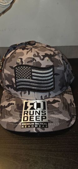 Runs Deep Tactical Camo Baseball Cap