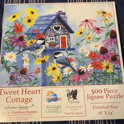 500 SunsOut Puzzle Larger Pieces Complete 