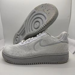 Nike Air Force 1 Crater Flyknit Summit White Mens size 8 men's