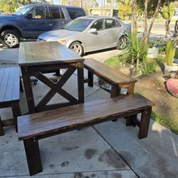 Farmhouse Style Dining Table 