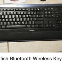Bluetooth Wireless Keyboard (Full Size Numpad)
