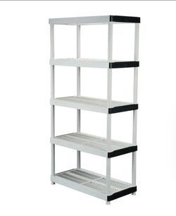 5 Tier Multi Purpose Plastic Shelves
