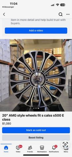 MERCEDES benz S560 : 20" new Staggerd wheels & new tires