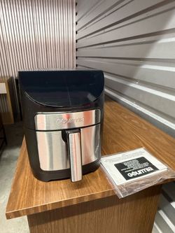 New Gourmia Stainless Steel Air Fryer – Never Used