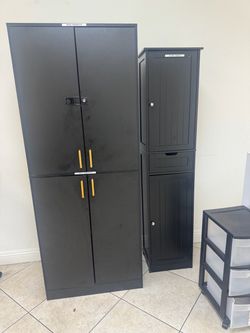 Black Storage Cabinets – Great for Salon or Beauty Business