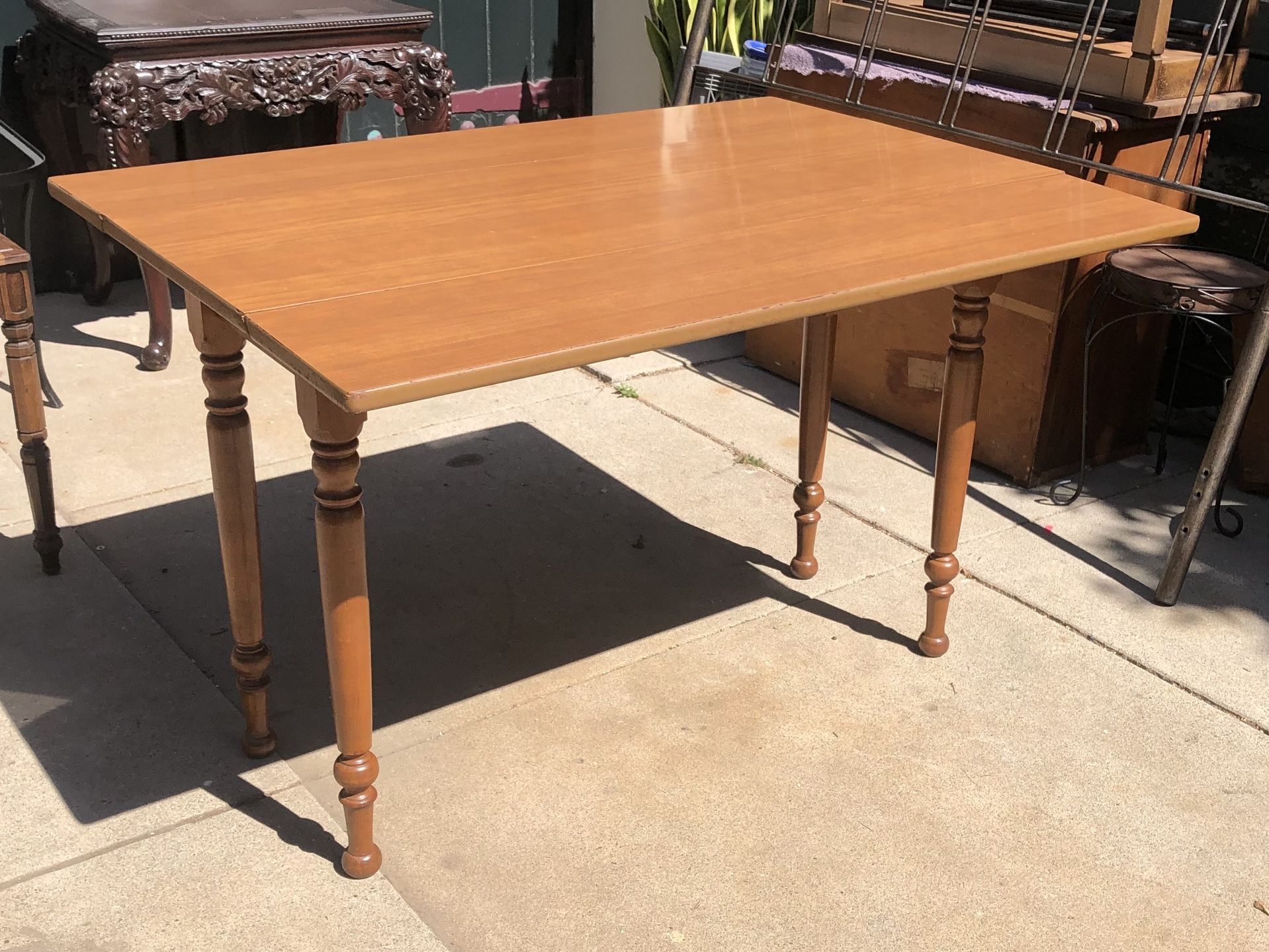 Vintage Drop Leaf Dining Table - 47 ½x35x30 ½