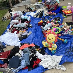 Clothes, toys and baby stuff
