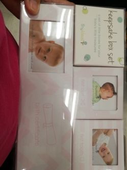Baby keepsake girl box