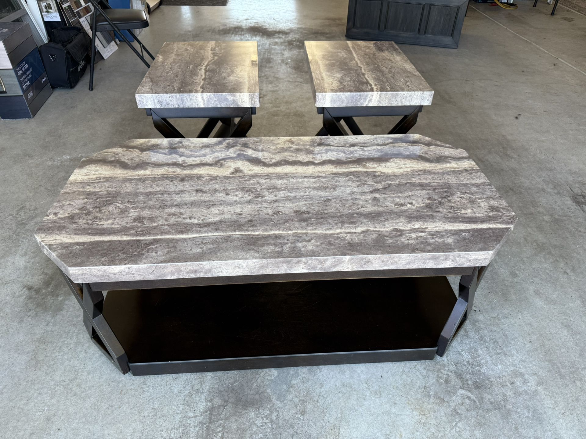 Coffee Table and End Tables