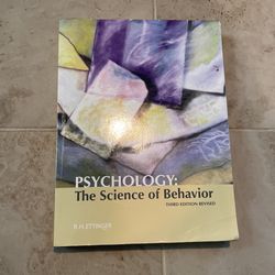 psychology: the science of behavior third edition