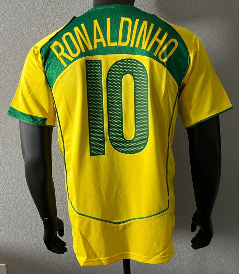Brazil Ronaldinho 10 Jersey 