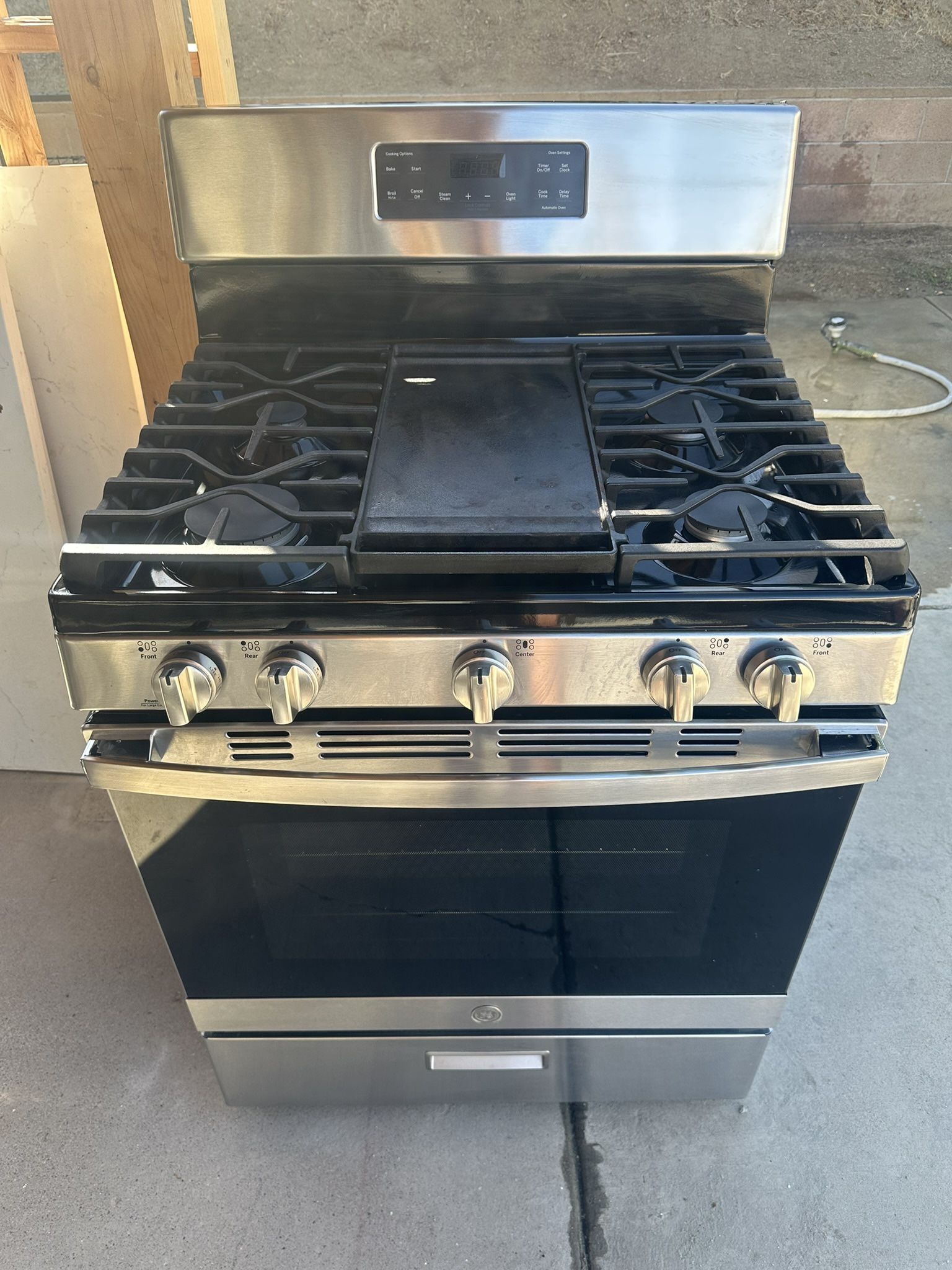 GE Stove and Microwave