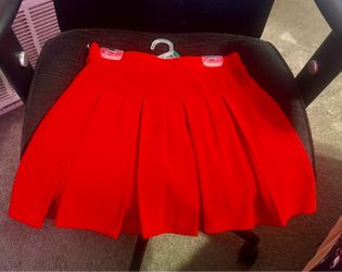 Red skirt new