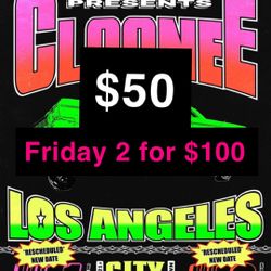 CLOONEE TICKETS FRIDAY