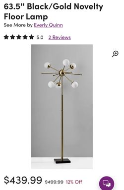 Floor lamps + Table Lamp.