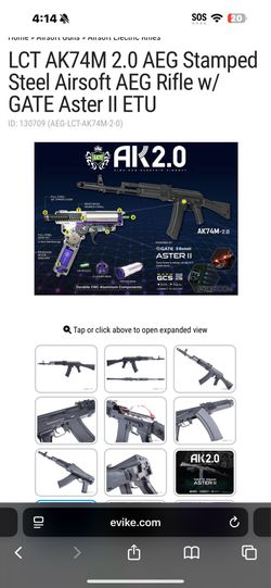 For sale lct 2.0 ak74