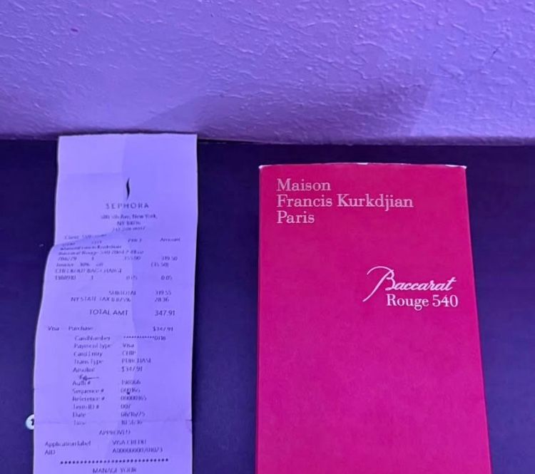 baccarat rouge 540