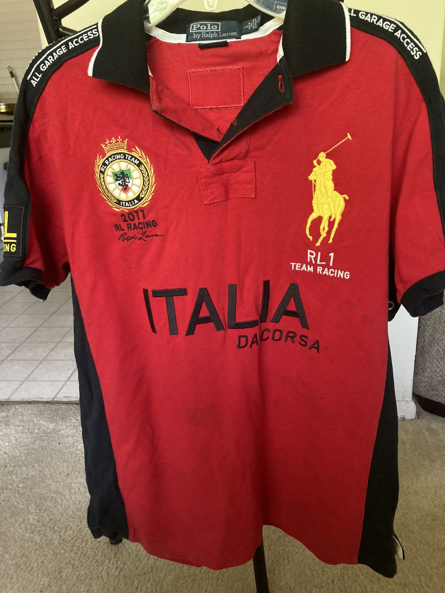 Ralph Lauren Italia Team Racing Big Horse Polo