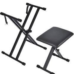 keyboard Stand Double X and Padded Piano Bench BRAND NEW