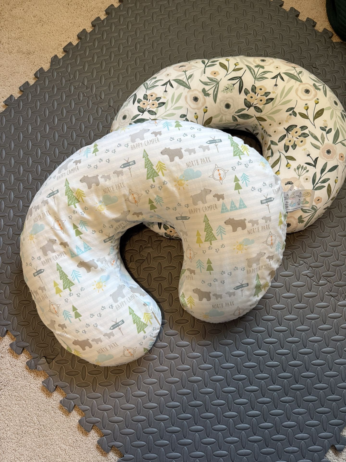 Two Boppy Nursing Pillows