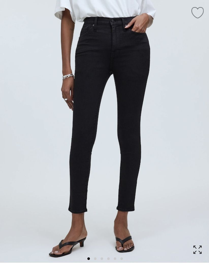NWT Madewell 10" High-Rise Skinny Jeans Size 27