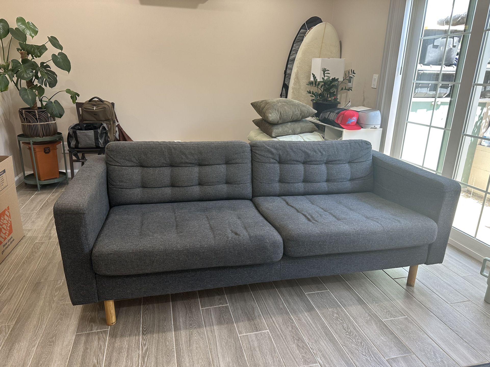 Blueish Grey Couch For Sale!