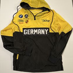 Vintage Men’s racing windbreaker zip up