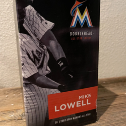 ⚾️🔥MIAMI MARLINS MIKE LOWELL 2003 ALL STAR BOBBLEHEAD MLB  NEW⚾️🔥