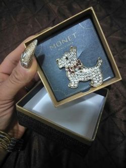 Very cute puppy broach