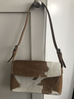 DESIGNER COWHIDE PURSE-COLE HAAN