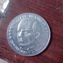 William McKinley Commemorative Aluminum Coin or Token - United States of America - 25th President

