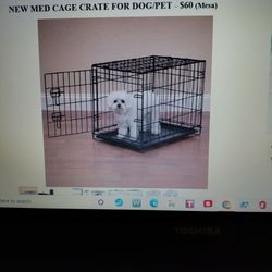 New Medium Cage, Crate For Dog/Pet